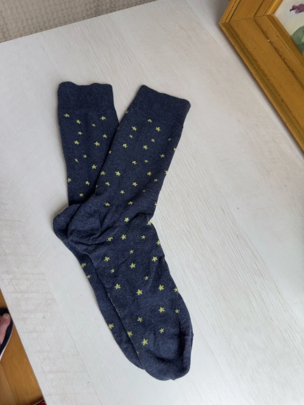 J.Crew dark blue Star-Pattern Socks men’s